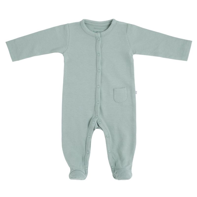 Baby's Only Boxpakje met voetjes Pure - Dusty Green - 56 - 100% ecologisch katoen - GOTS