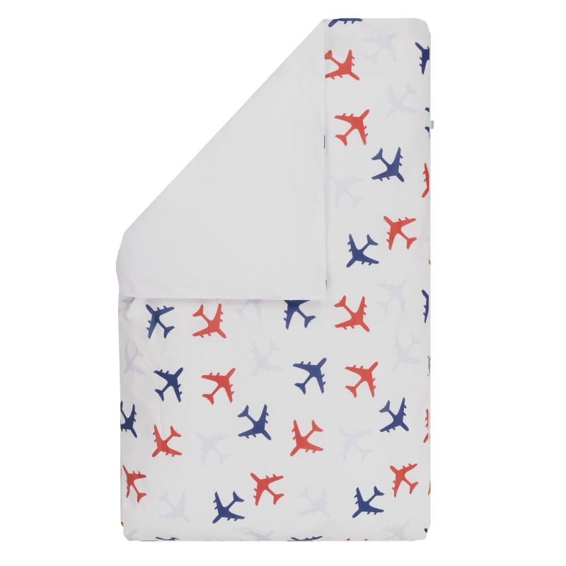 Bink Bedding dekbedovertrek Planes Blauw Maat