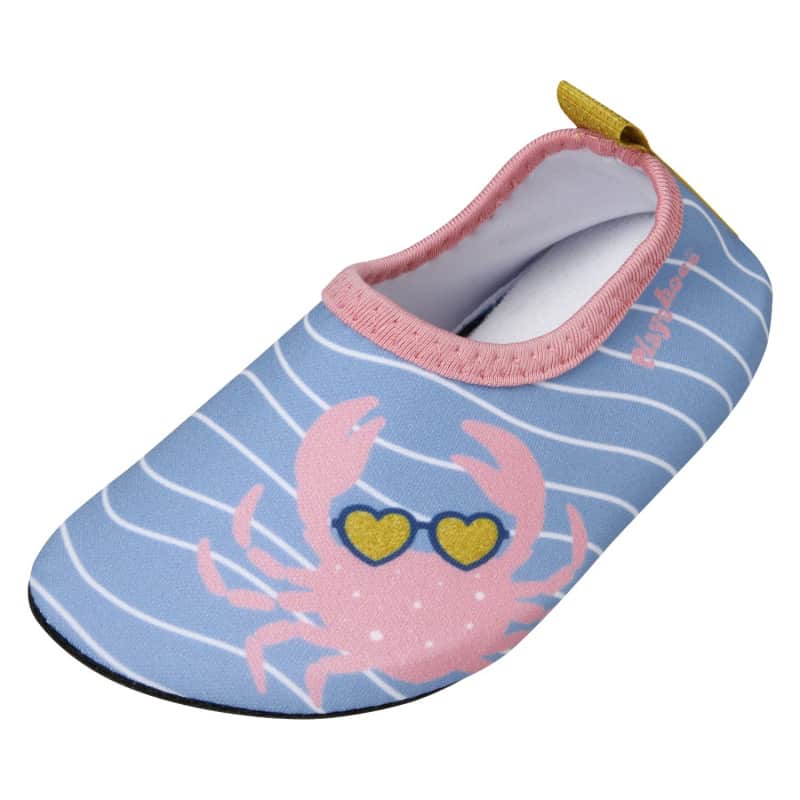 Playshoes - Uv-waterschoenen voor meisjes - Krab - Lichtblauw/roze - maat 22-23EU