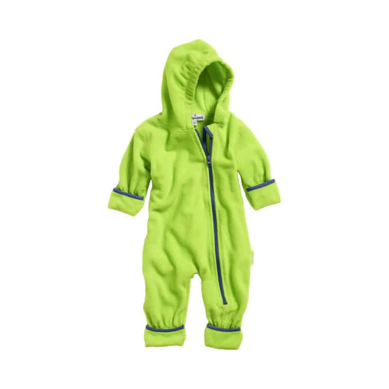 Playshoes fleece babypak contrast groen Maat