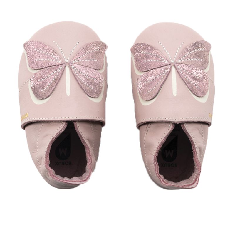 Bobux - Soft Soles - Glitter Wings Bloom - S