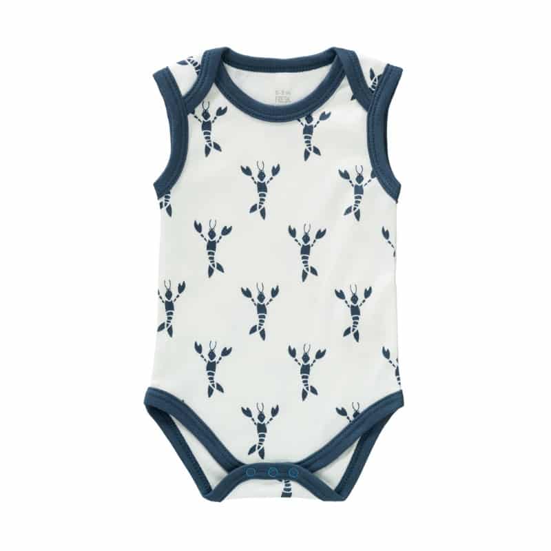 Fresk romper zonder mouw Lobster indigo blue Maat