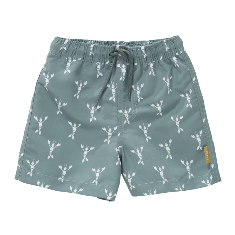Fresk - Swim UV Shorts boys Lobster Chinois Green- zwembroek - zwemshort jongens - maat 110/116