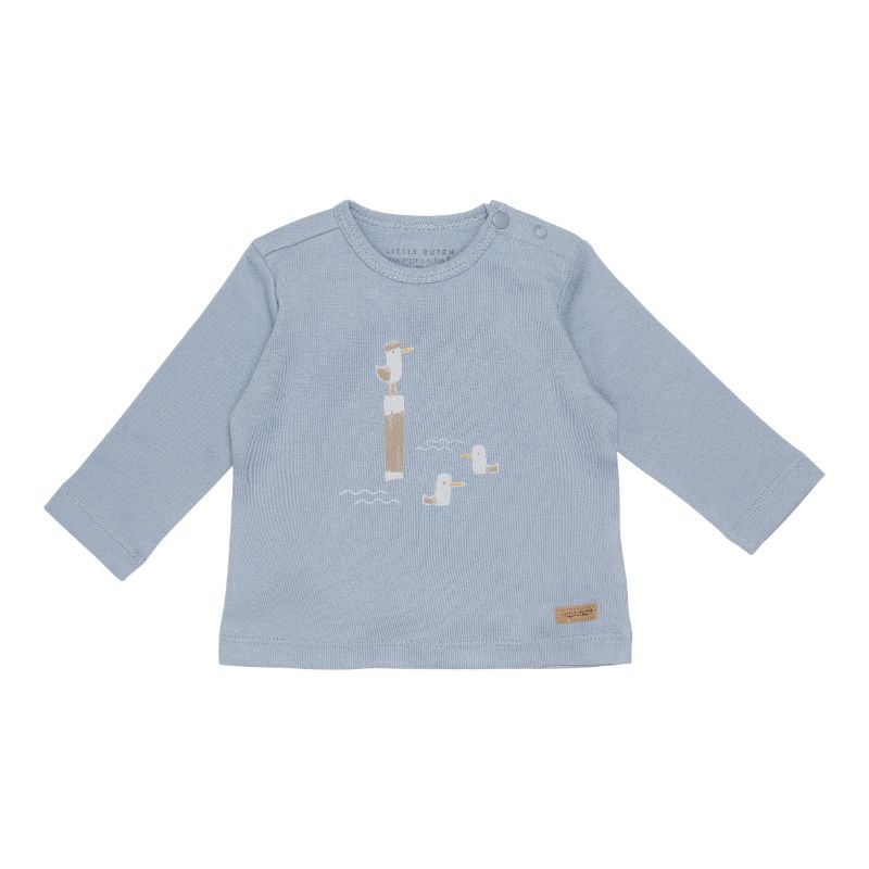 Little Dutch T-Shirt Seagull Blue Maat 68