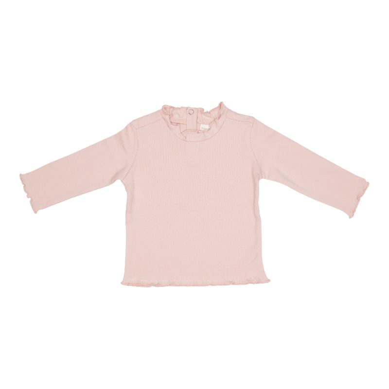 Little Dutch longsleeve ruches Soft Pink Maat