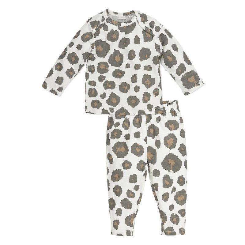 Meyco Panter baby pyjama - neutral - 74/80