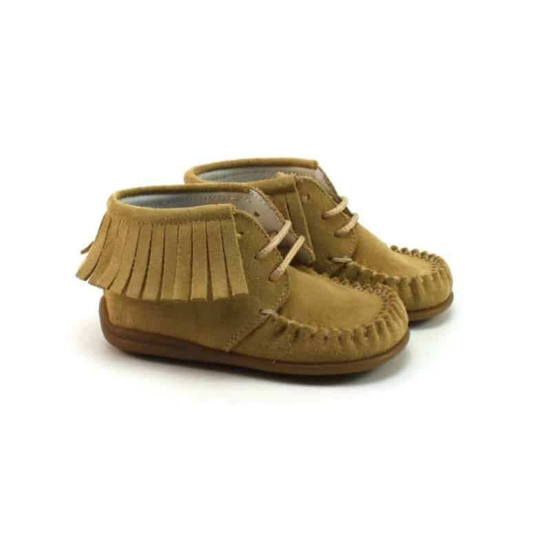 Bardossa loopschoentjes Moc flex Camel Maat