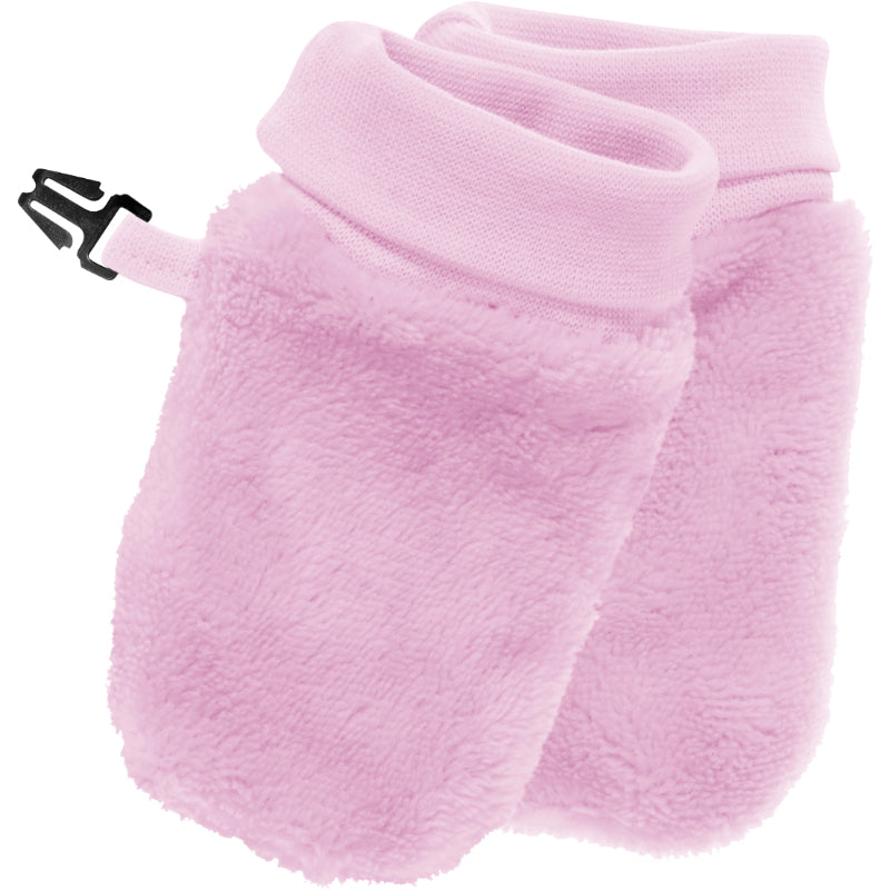 Playshoes babywantjes cuddle fleece uni roze Maat