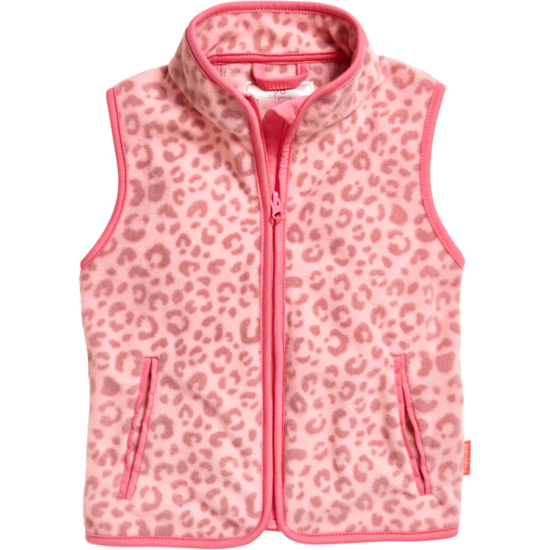 Playshoes fleece vestje Leo lichtroze Maat