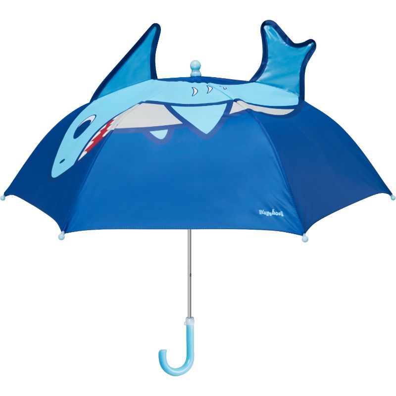 Playshoes paraplu blauw haai Maat