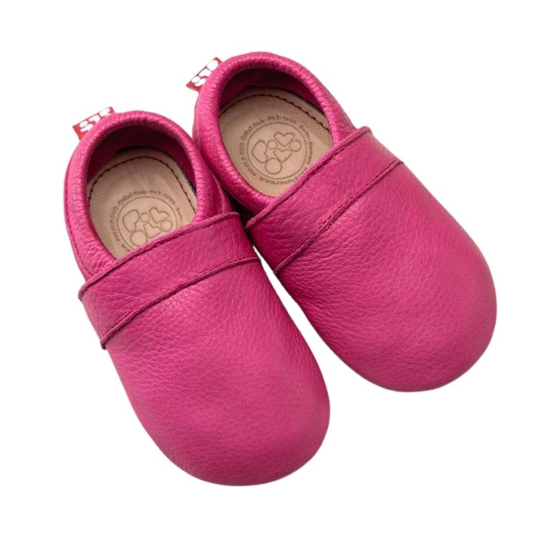 Pololo babyslofjes Toddler fuchsia Maat