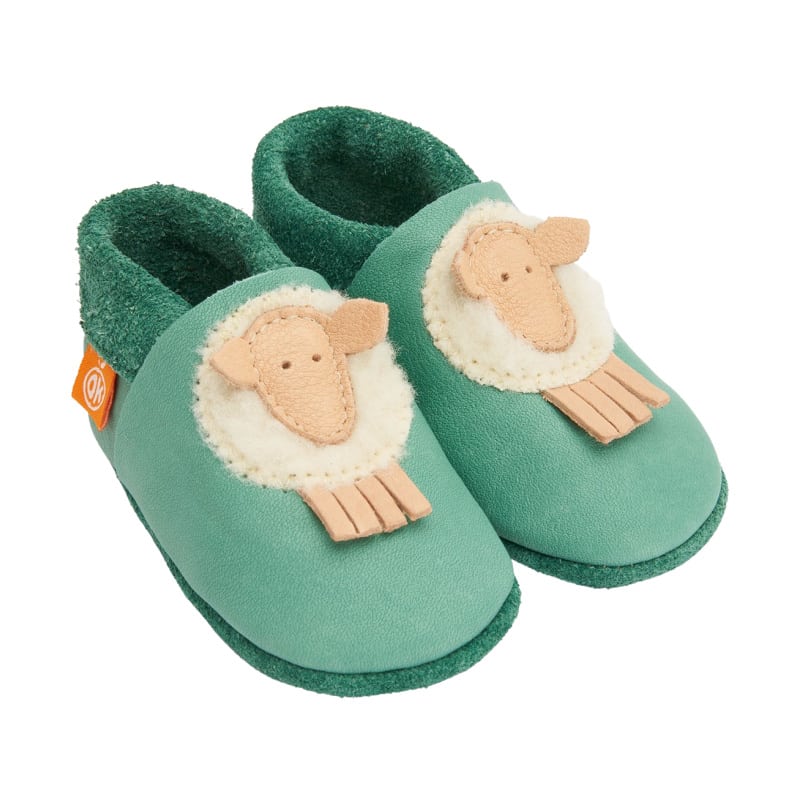 Orangenkinder babyslofjes Sheep green Maat