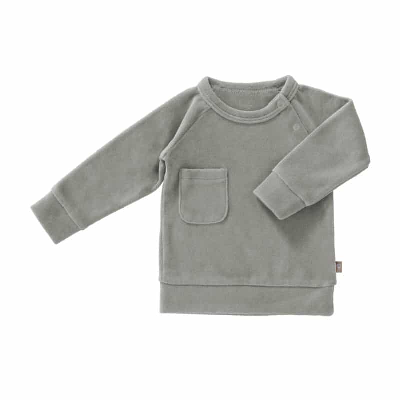 Fresk sweater velours Paloma grey Maat