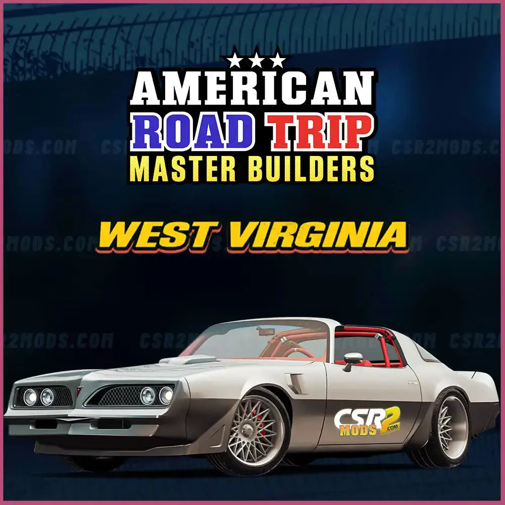CSR2 American Road Trip 3: west virginia Event Offer
