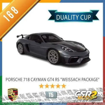 CSR2 Porsche 718 Cayman GT4 RS ’Weissach Package’