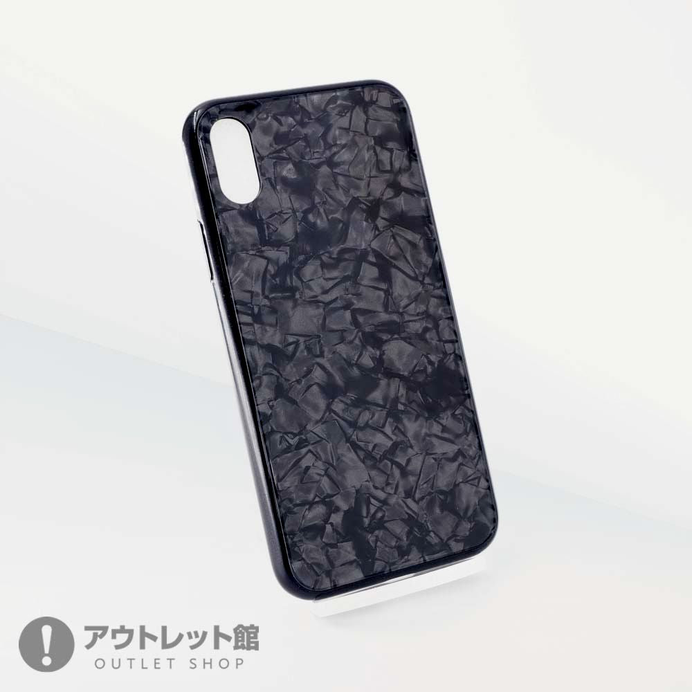 【SL】サンローラン YSLロゴ iPhoneＸ/XS 手帳型ケース BKスマホ/家電/カメラ