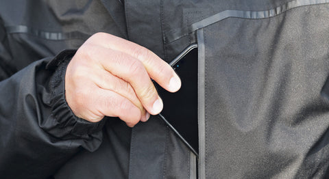 Key Features - 2.5 Layer Rain Jacket - Waterproof Zip Pockets