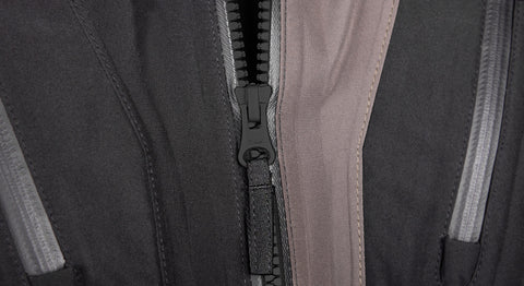 YKK Front Zipper Key Feature - Luxxe Rain Jacket - YKK Zipper