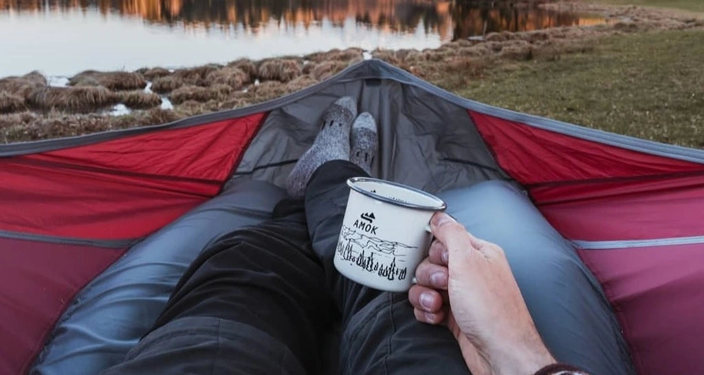 Amok Hammock Mug Light Grey