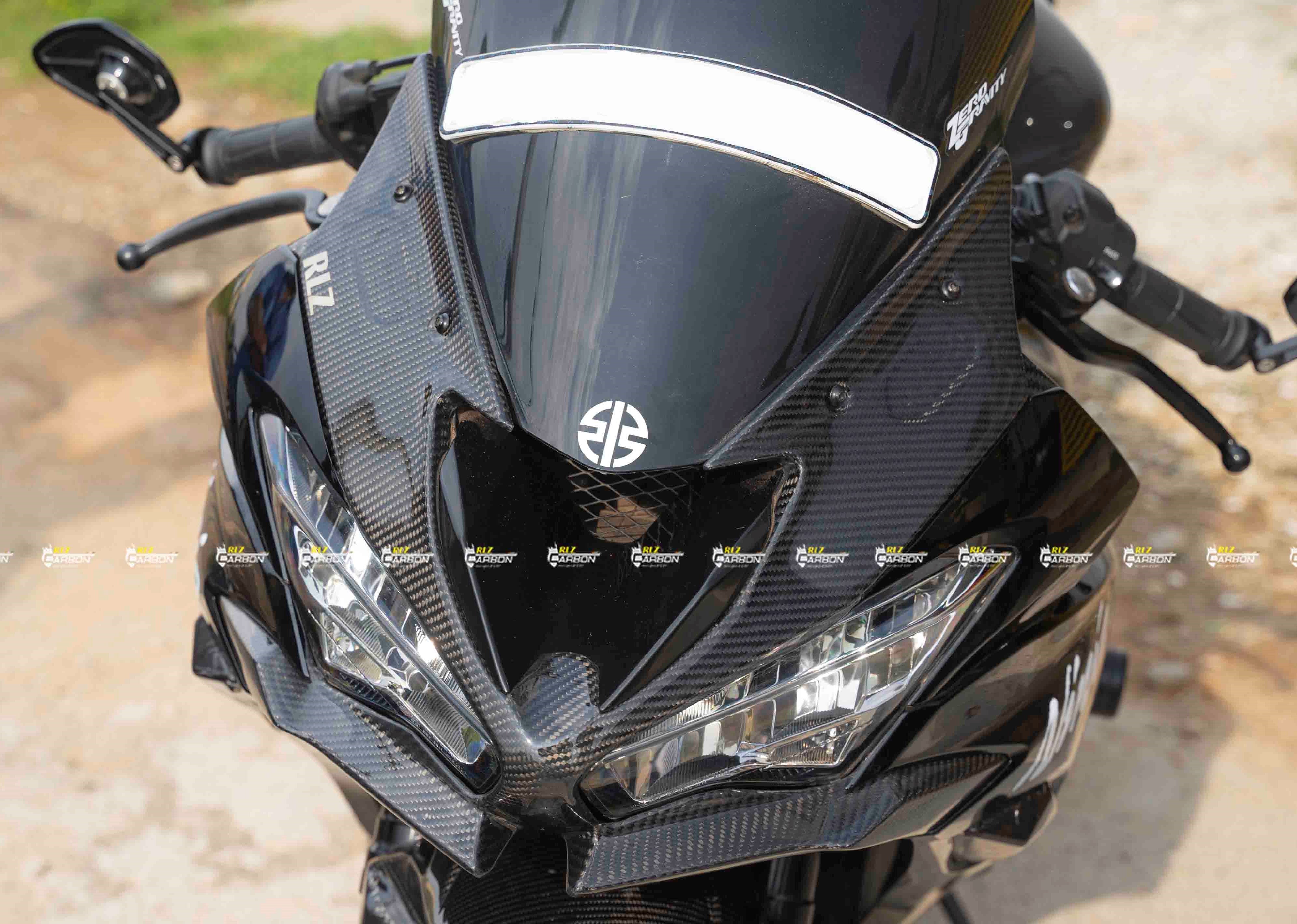 Carbon Fiber Front Headlight Fairing for Kawasaki ZX6R RLZ Motorsports