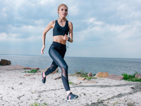 girl wearing moisture wicking material for summer