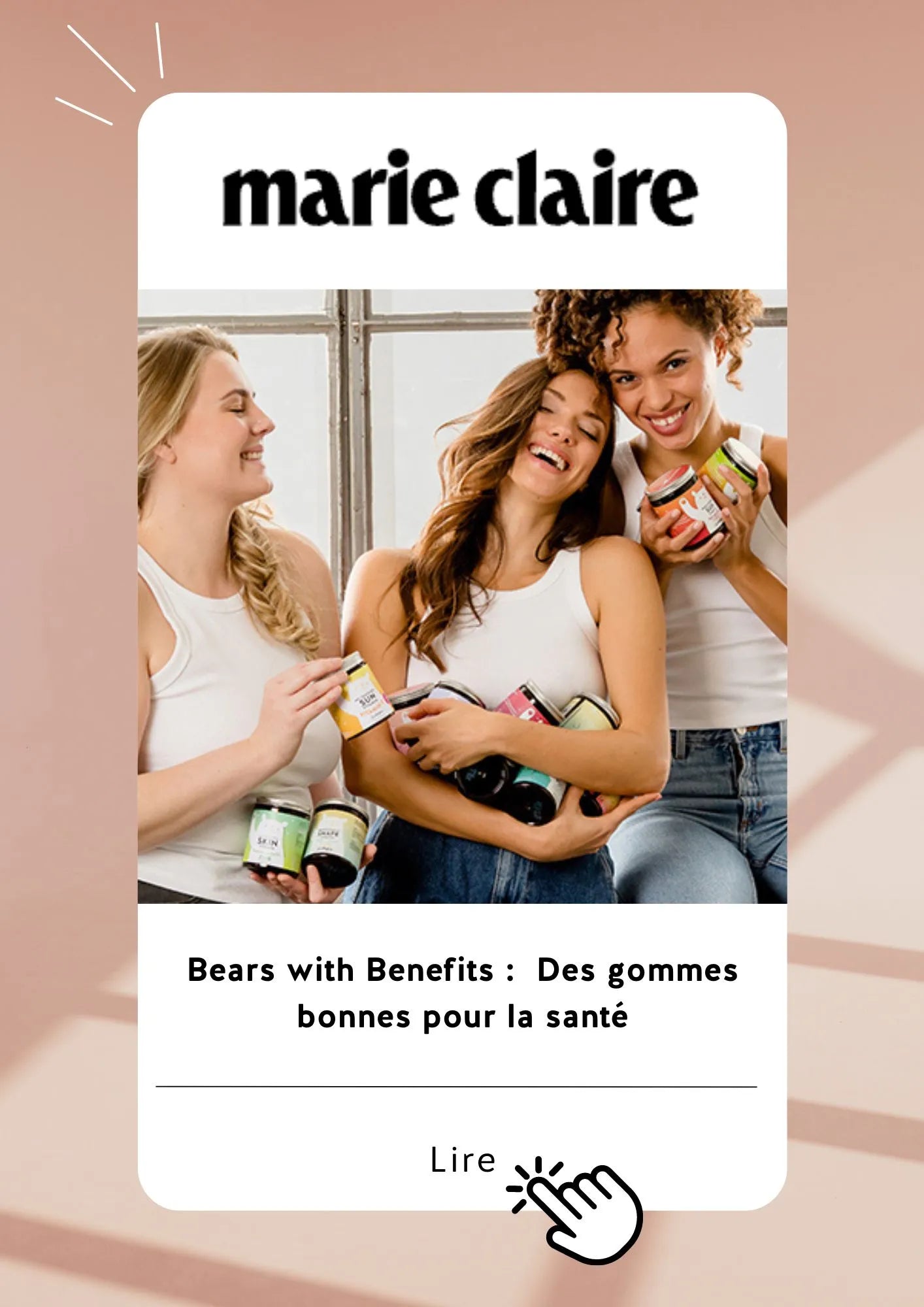 Bears with Benefits in Marie Claire