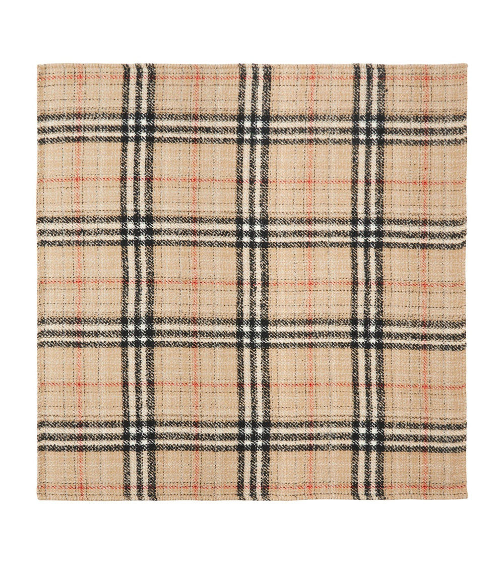 Louis Vuitton Brown Wool & Cashmere Neo Monogram Throw Blanket