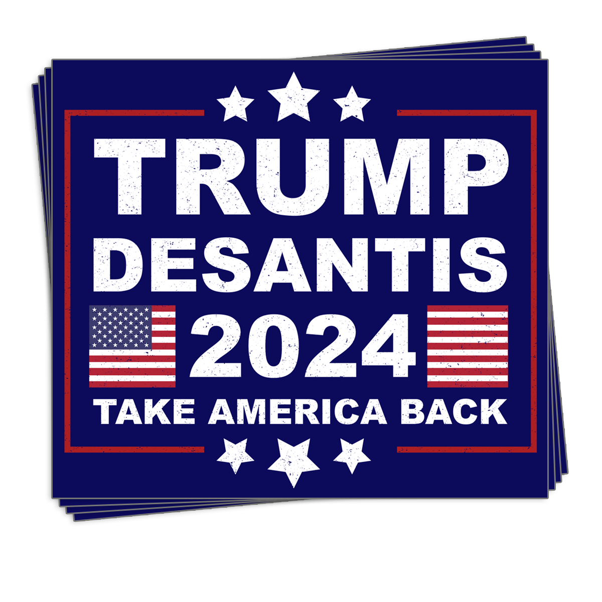 Trump / DeSantis 2024 Republican Decal Sticker Liberty Apparel