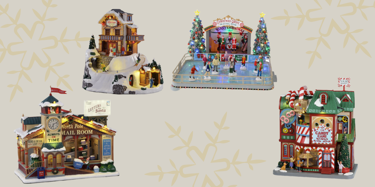 Lemax Christmas village scenes