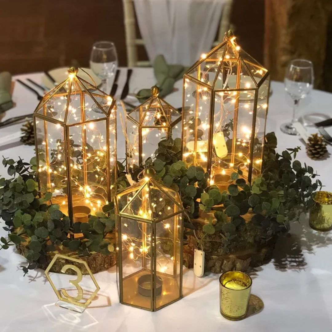 Lantern Centrepiece for Christmas and Weddings