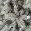 7ft Deluxe Grey Silver Glitter Tipped Fir Artificial Christmas Tree