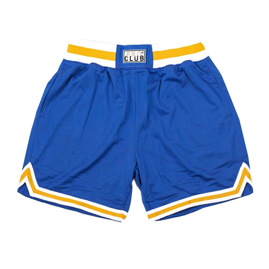 Pro Club - Classic Basketball Shorts - Blue/White/Red