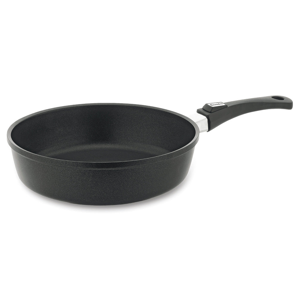 Berndes Pentola Vienna 16 cm, adatta a tutti i piani cottura, pentola con  rivestimento antiaderente a 3 strati, coperchio in vetro, a induzione,  rivestimento antiaderente, alluminio nero : : Casa e cucina