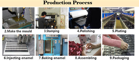 enamel pins process image step by step