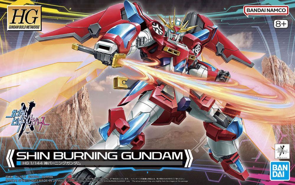 Bandai 04 Shin Burning Gundam HGGBM 1/144 Model Kit