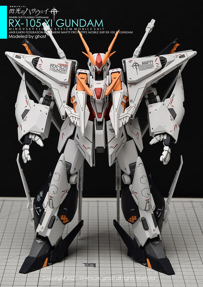 G Rework Hg Rx 105 Xi Gundam Water Decal A Z Toy Hobby