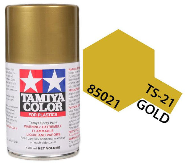 Tamiya TS-84 Metallic Gold Lacquer Spray Paint (100ml)