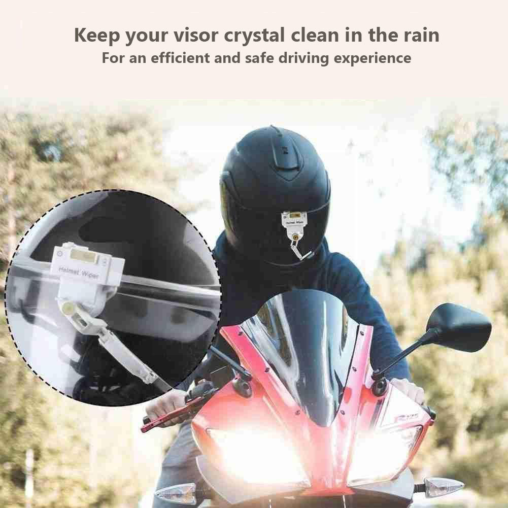 mini electric helmet wiper