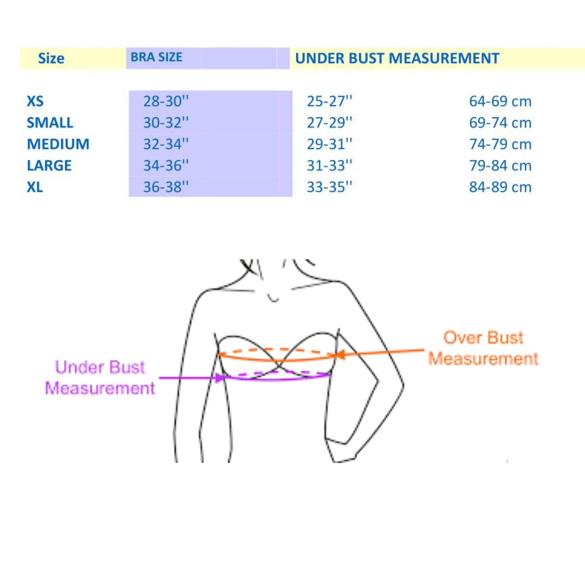 SIZE CHART She / They - FIT4U Solutions