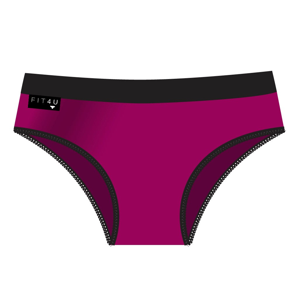 Tucking Gaff Panties For Crossdressing Men and Trans-Women, Thong-Style  Purple Size XS 