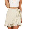 Stripe Uniform Mini Skirt - musthaveskirts