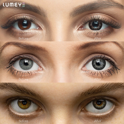 Effects on different eye colors