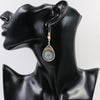 Bohemian style European and American water drop alloy hollow earrings