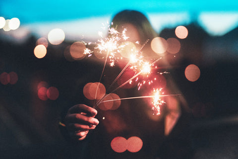 girl with sparkler, teach DEI at home