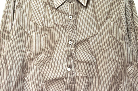 A frumpy, wrinkled shirt that will make you look poorly managed.