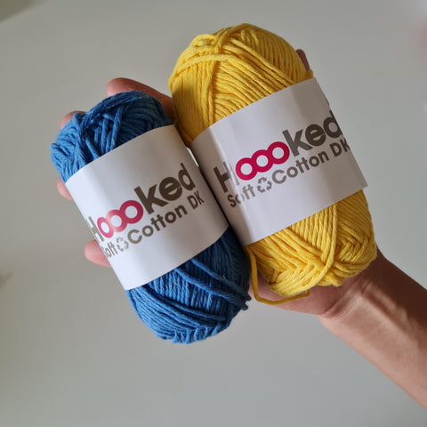 Hoooked soft cotton recycled cotton yarn