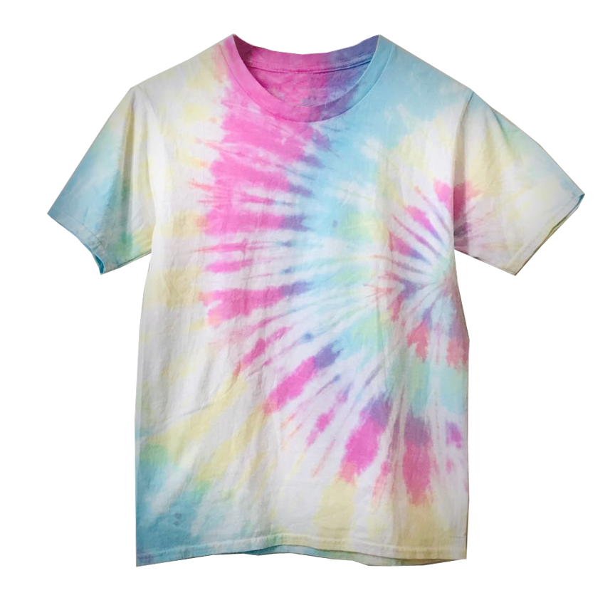 Southern Grace Creations Tie Dye Rainbow Vine Monogram Shirt
