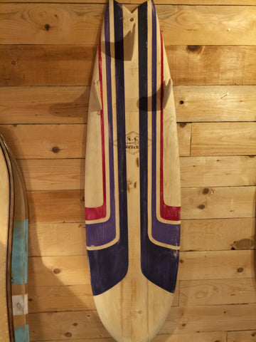 Appendiabiti surf tavola legno recupero 6' White Line – A.C Longboards
