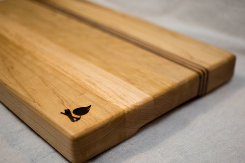 Maple Cutting Board with Oak and Padauk accents - Mill(er) Works