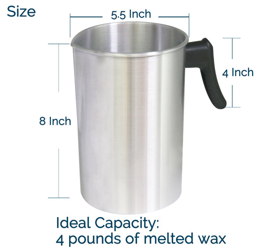 URREN Wax Melter for Candle Making,8L/10L/12L/15L Electric Wax Melting  Pot,Candle Wax Melter with Quick Pour Spout,Temperature Control